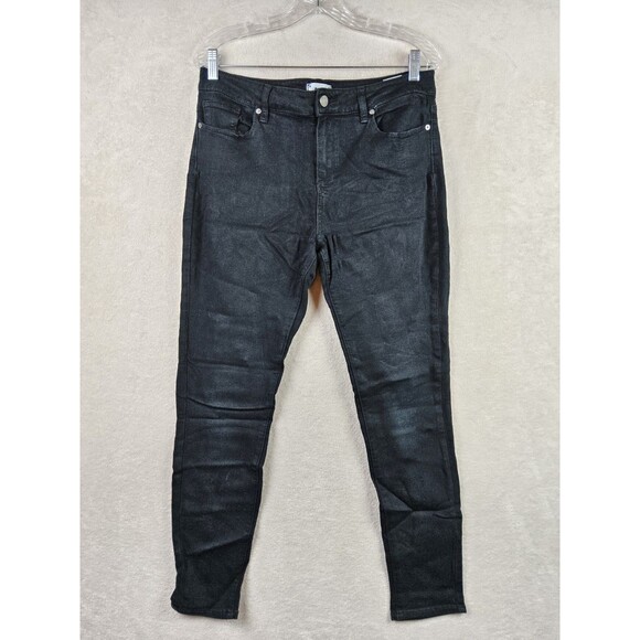 Paige Verdugo Ultra Skinny Stretch Denim Jeans Black Size 32 - Picture 1 of 3